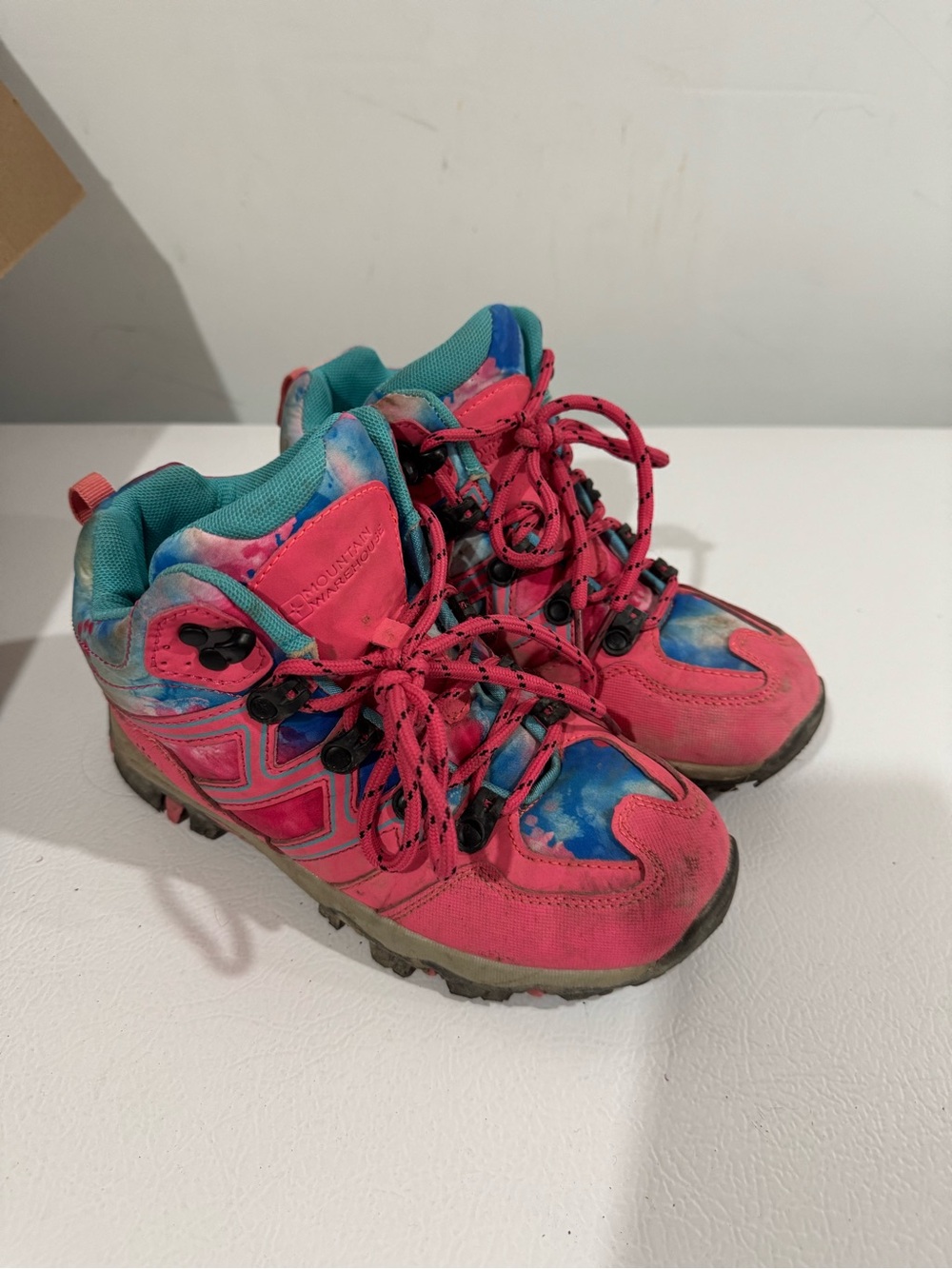 Mountain Hardwear Kids Pink and Blue Trail Sneakers